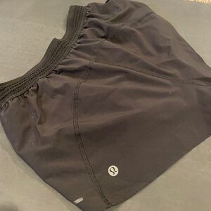 Lululemon Fast Free Short 2" *Airflow Black Shorts